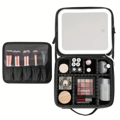 Maletín de maquillaje LED